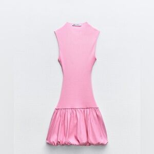 Zara Balloon Hem Dress